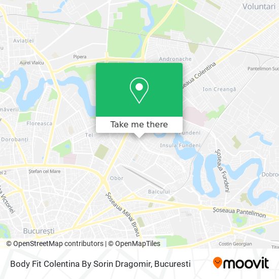 Body Fit Colentina By Sorin Dragomir map