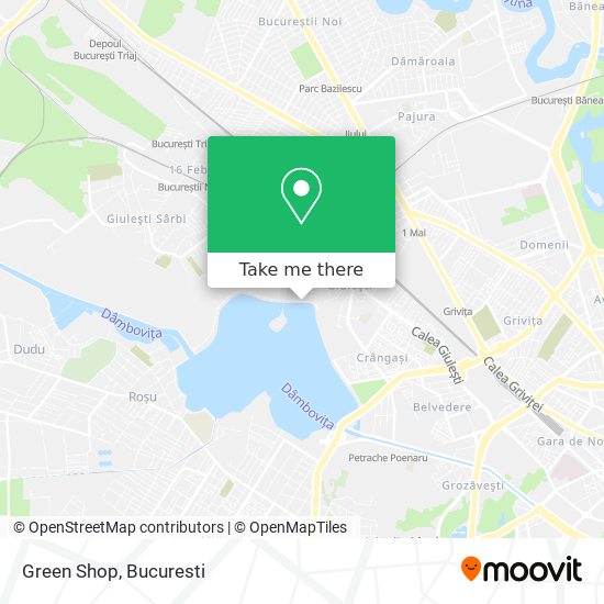 Green Shop map