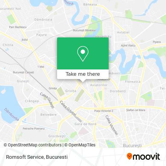 Romsoft Service map