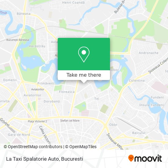 La Taxi Spalatorie Auto map