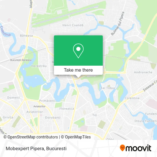 Mobexpert Pipera map