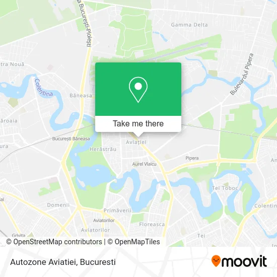 Autozone Aviatiei map