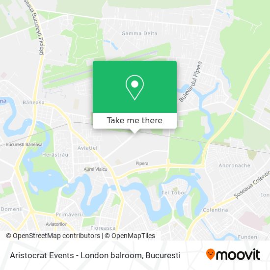 Aristocrat Events - London balroom map