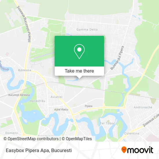 Easybox Pipera Apa map