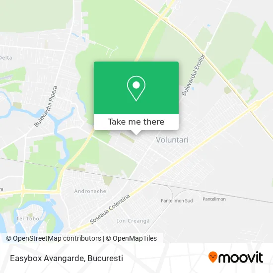 Easybox Avangarde map
