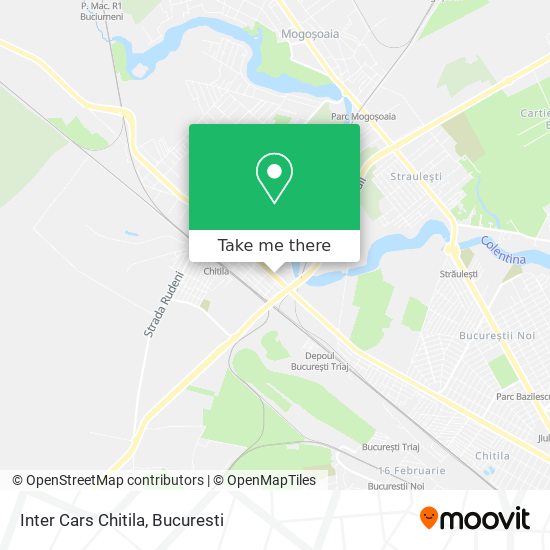 Inter Cars Chitila map