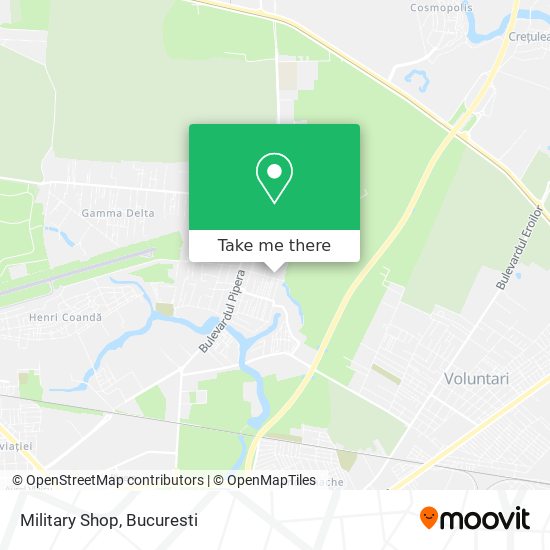 Military Shop map