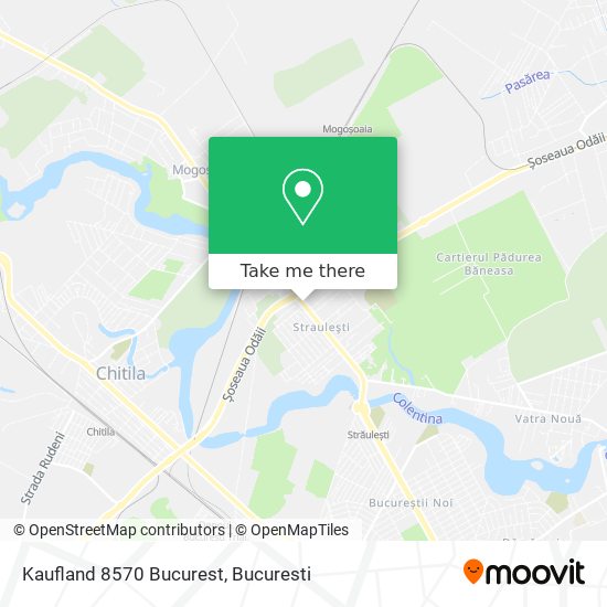 Kaufland 8570 Bucurest map