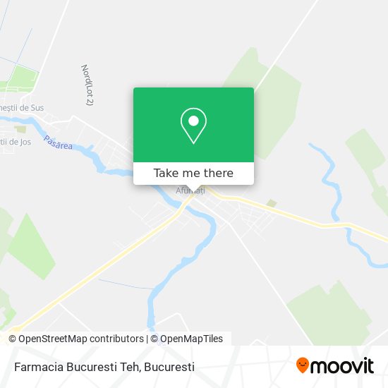 Farmacia Bucuresti Teh map