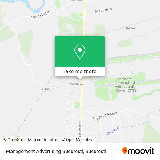 Management Advertising Bucuresti map