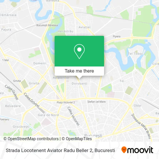 Strada Locotenent Aviator Radu Beller 2 map