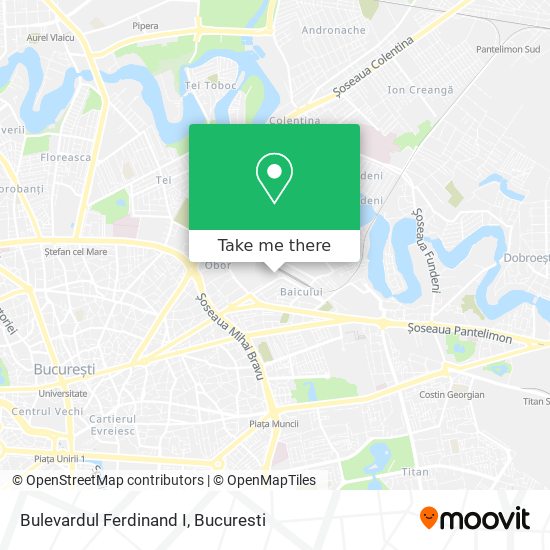 Bulevardul Ferdinand I map