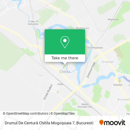 Drumul De Centură Chitila Mogoşoaia 7 map
