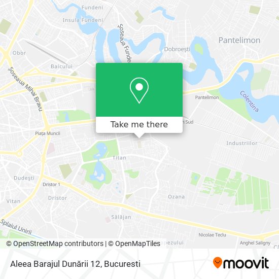 Aleea Barajul Dunării 12 map