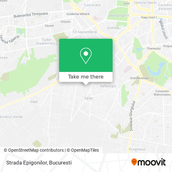 Strada Epigonilor map