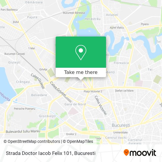Strada Doctor Iacob Felix 101 map