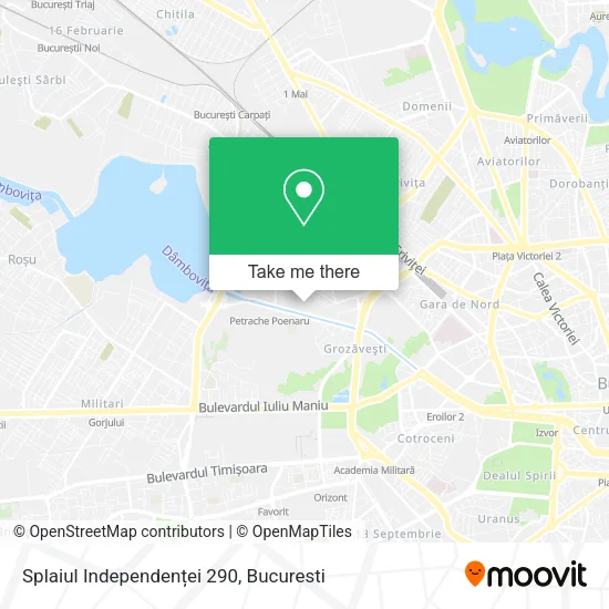 Splaiul Independenței 290 map