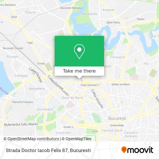 Strada Doctor Iacob Felix 87 map