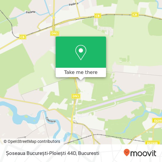 Șoseaua București-Ploiești 44D map