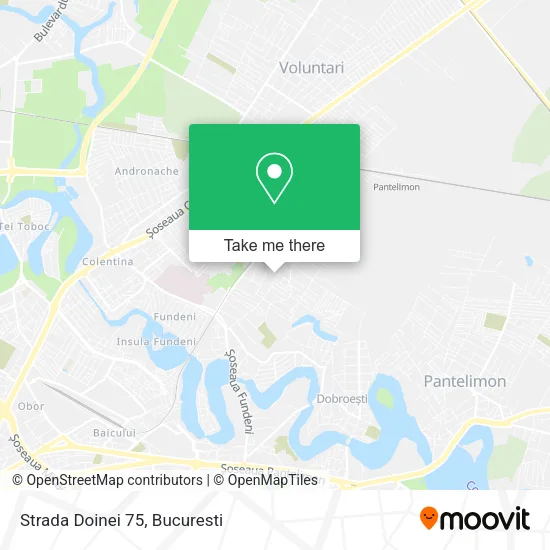 Strada Doinei 75 map
