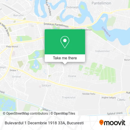 Bulevardul 1 Decembrie 1918 33A map