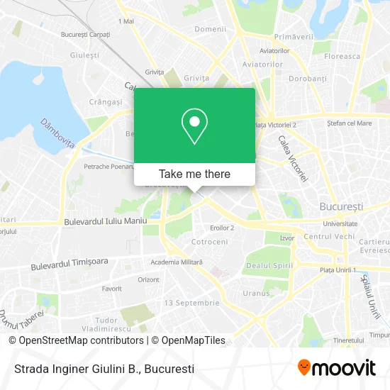 Strada Inginer Giulini B. map