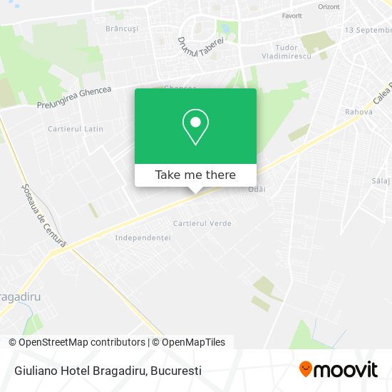 Giuliano Hotel Bragadiru map
