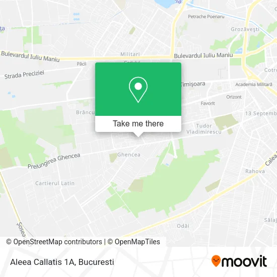 Aleea Callatis 1A map