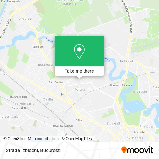 Strada Izbiceni map