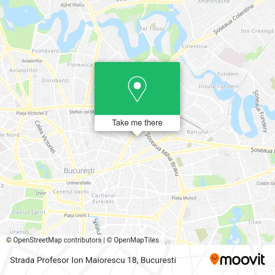 Strada Profesor Ion Maiorescu 18 map