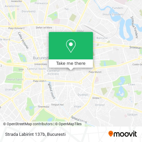 Strada Labirint 137b map