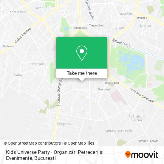 Kids Universe Party - Organizări Petreceri și Evenimente map