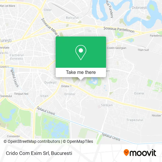 Crido Com Exim Srl map