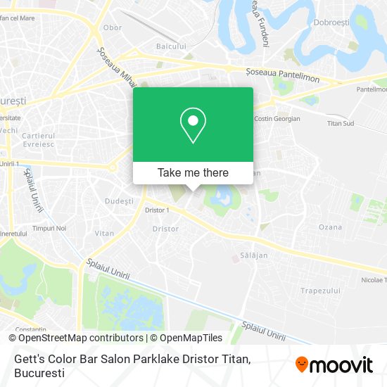 Gett's Color Bar Salon Parklake Dristor Titan map