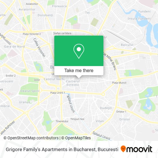 Grigore Family's Apartments in Bucharest map