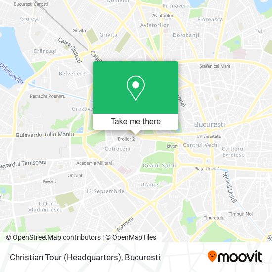 Christian Tour (Headquarters) map