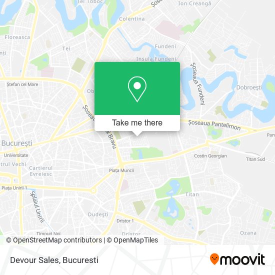 Devour Sales map