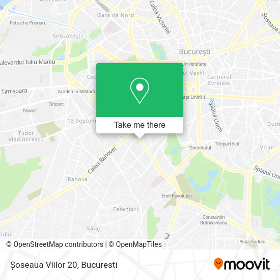 Șoseaua Viilor 20 map