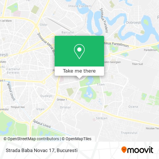 Strada Baba Novac 17 map