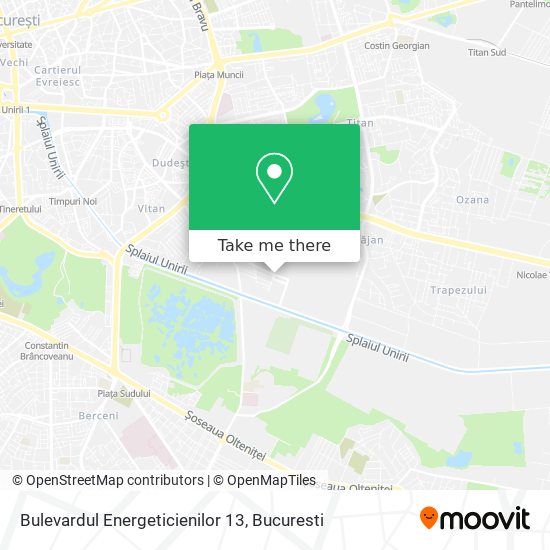 Bulevardul Energeticienilor 13 map