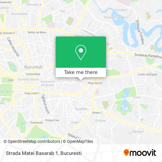 Strada Matei Basarab 1 map