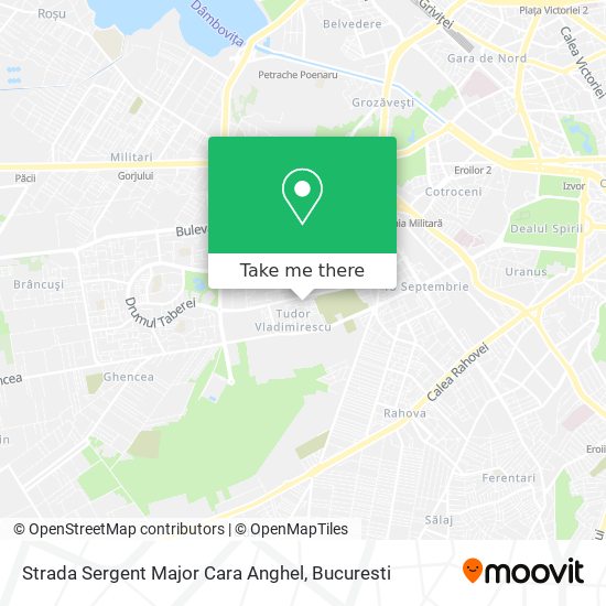 Strada Sergent Major Cara Anghel map