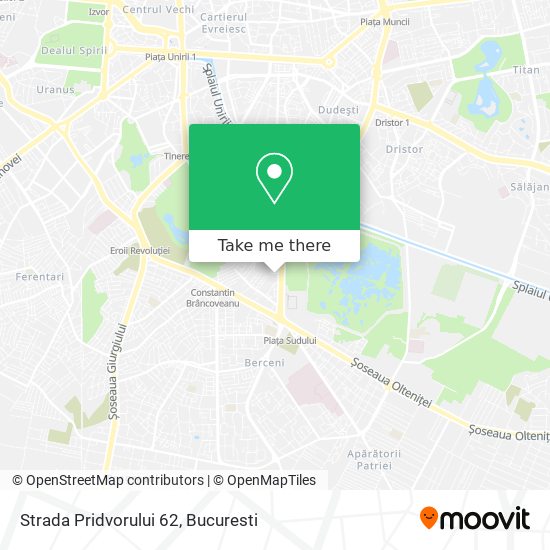 Strada Pridvorului 62 map