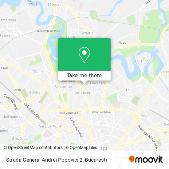 Strada General Andrei Popovici 2 map