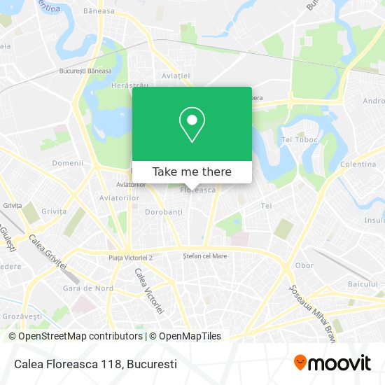 Calea Floreasca 118 map