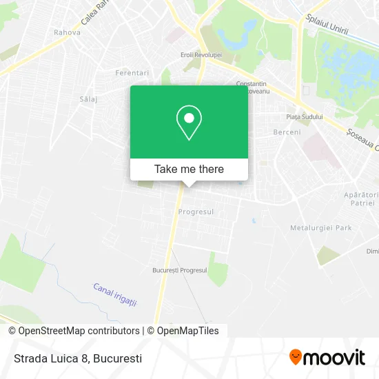 Strada Luica 8 map
