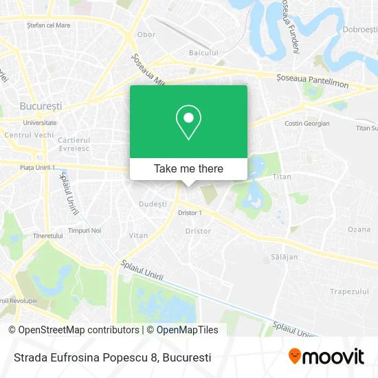 Strada Eufrosina Popescu 8 map