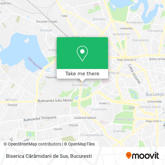 Biserica Cărămidarii de Sus map
