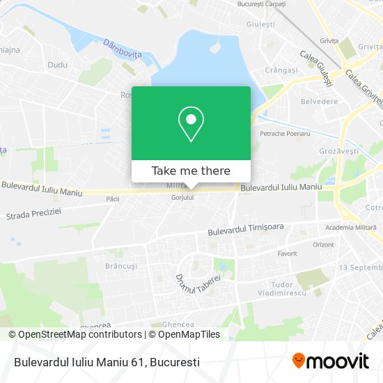 Bulevardul Iuliu Maniu 61 map