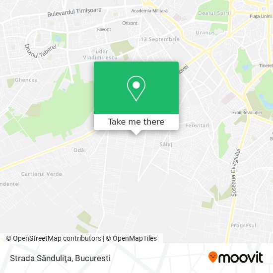 Strada Sănduliţa map